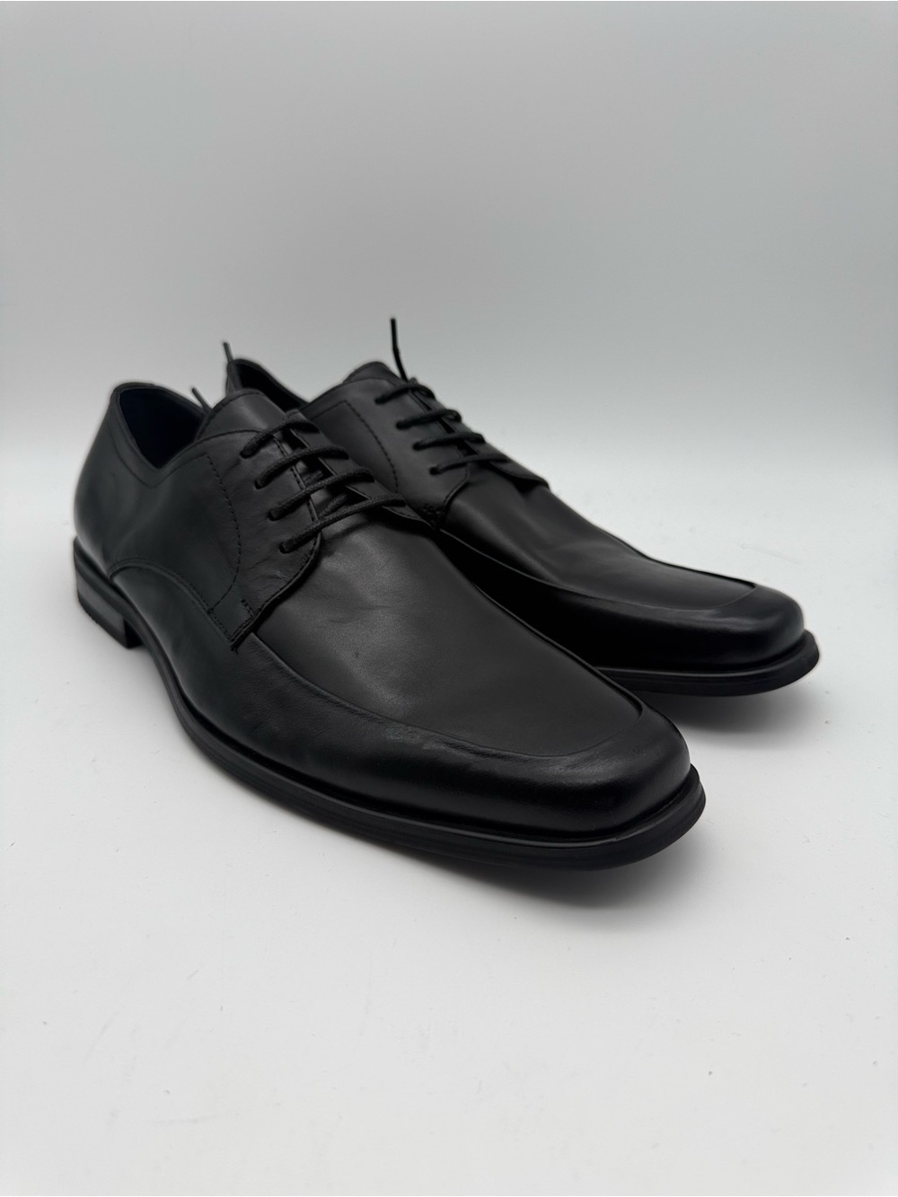 BRAND NEW Steve Madden Raddley Black Leather Oxfords Mismatch Sz R 9.5 / L 10